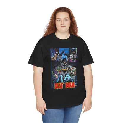 Batman T-Shirt - John Byrne Art - Joker, Catwoman, Poison Ivy - Caped Crusader - DC Comics