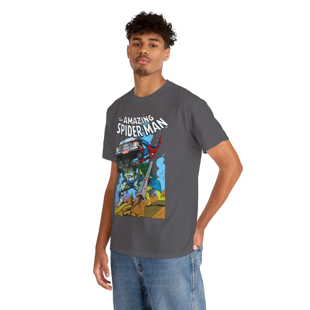 Amazing Spider-Man & She-Hulk T-Shirt - John Byrne Art - Marvel Comics