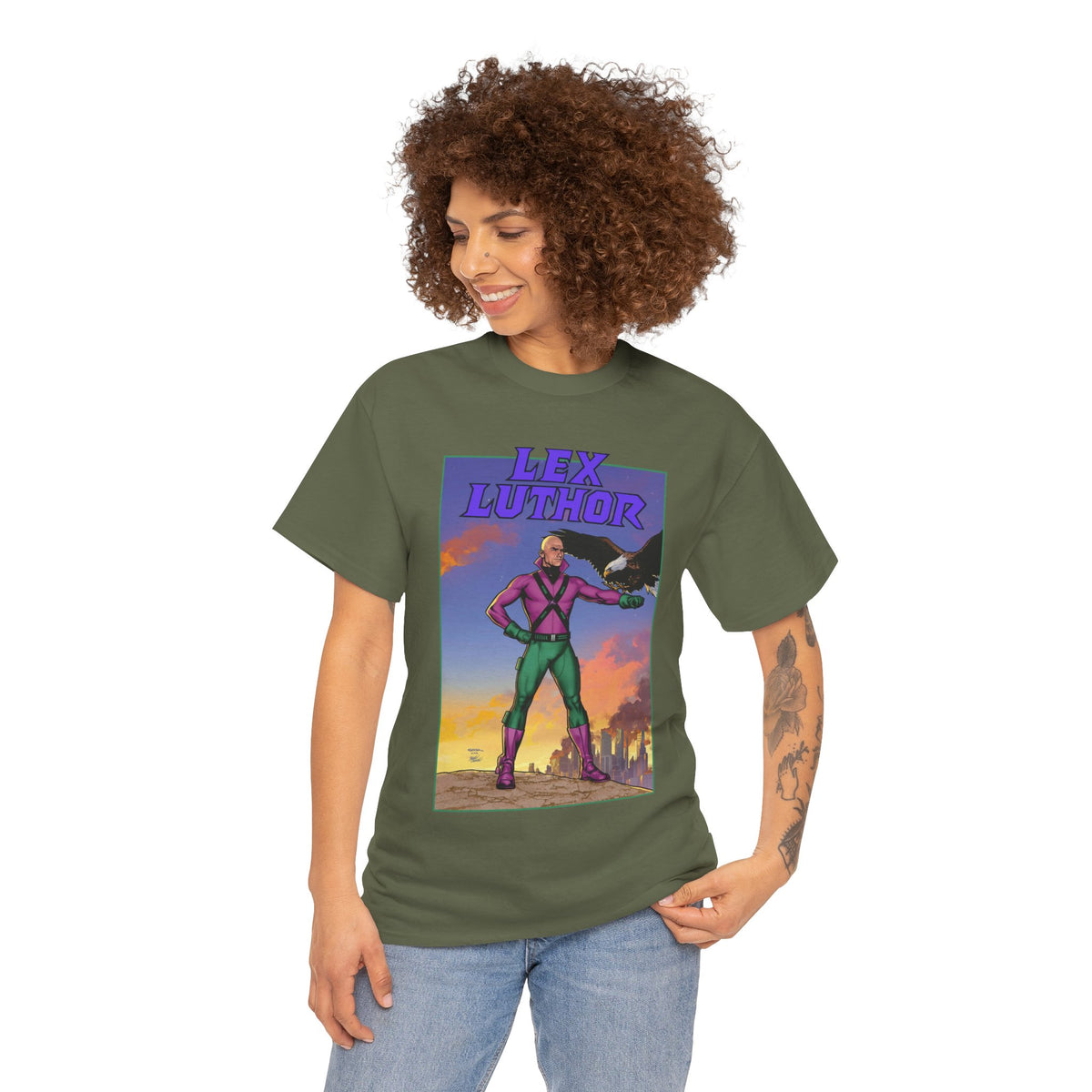 Lex Luthor T-Shirt - Ryan Sook Art - Superman Foe - DC Comics
