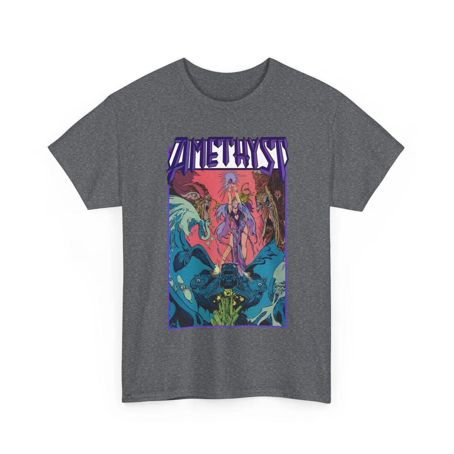 Amethyst T-Shirt - Esteban Maroto Art - Princess of Gemworld - 1980s Series - DC Comics