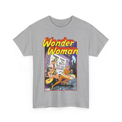 Wonder Woman T-Shirt - José Luis García-López Art - Vs The Cheetah - Classic Bronze Age Art - DC Comics