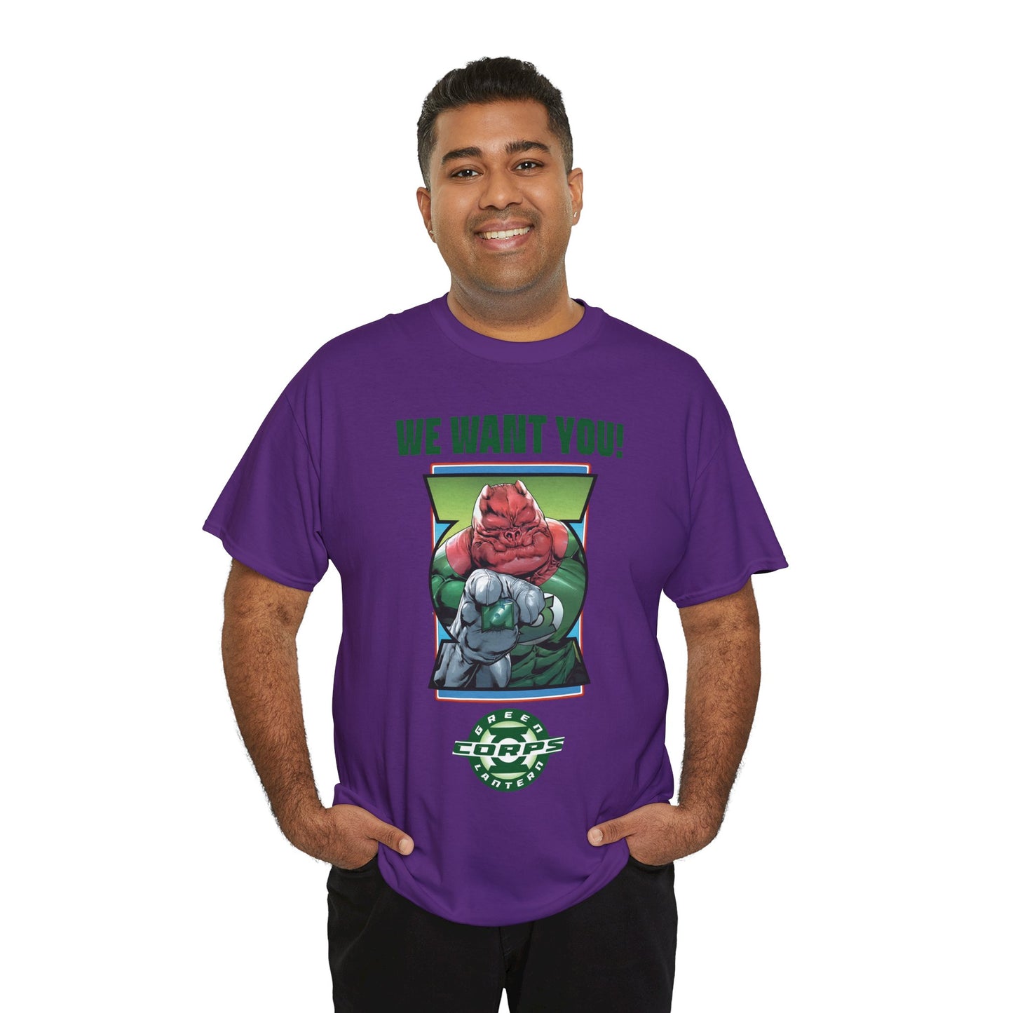 Kilowog T-Shirt - Green Lantern Corps Recruitment Poster - "We Want You!" - DC Comics