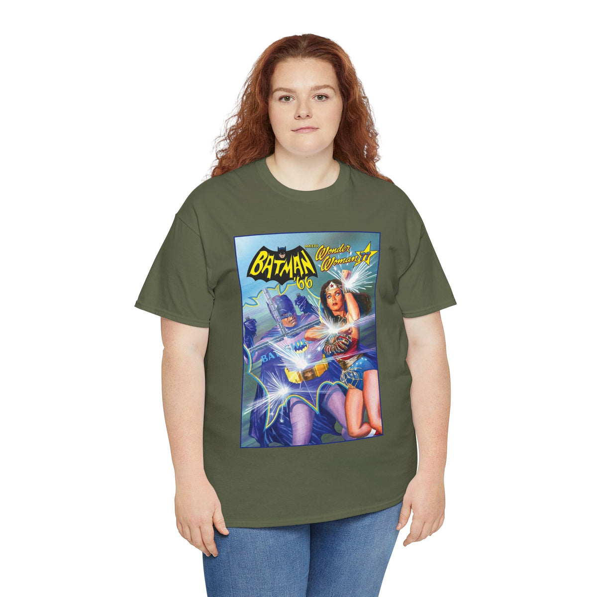 Batman '66 Meets Wonder Woman '77 T-Shirt - Alex Ross Art - DC Comics
