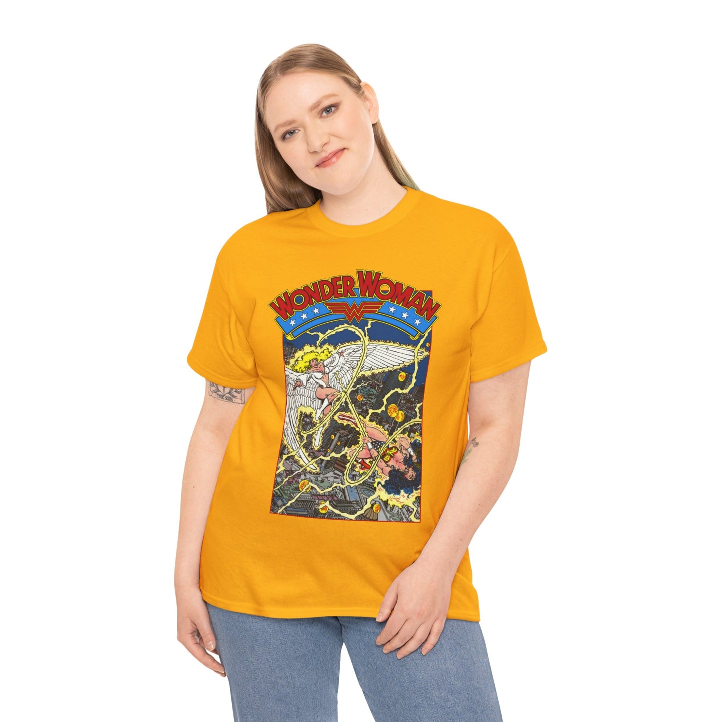 Wonder Woman T-Shirt - George Perez Art - Vs Silver Swan - DC Comics