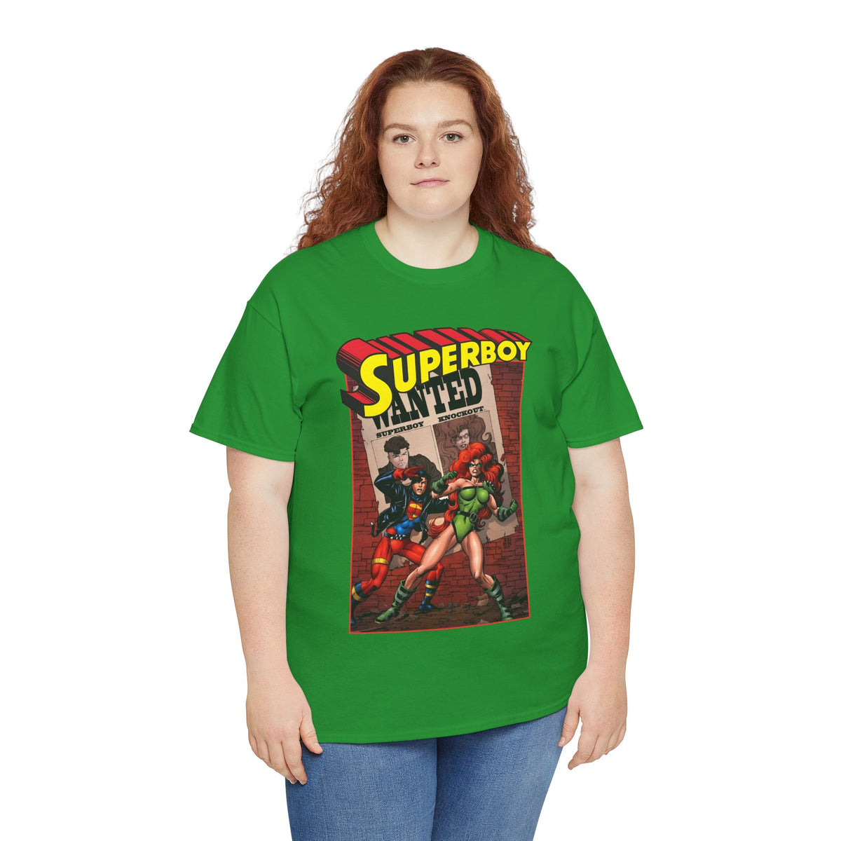 Superboy T-Shirt - Tom Grummett Art - Knockout - DC Comics