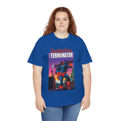 Deathstroke The Terminator T-Shirt - Mike Zeck Art - New Teen Titans Foe & Mercenary - Slade Wilson, Father of Jericho and Ravager - DC Comics - #1 Cover
