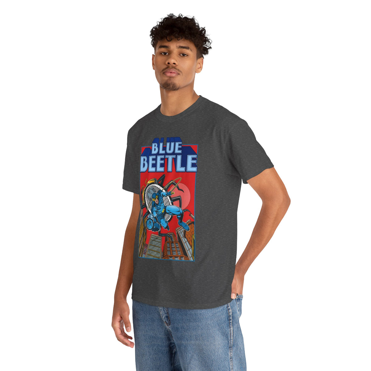 Blue Beetle T-Shirt - Paris Cullins Art - Ted Kord - DC Comics