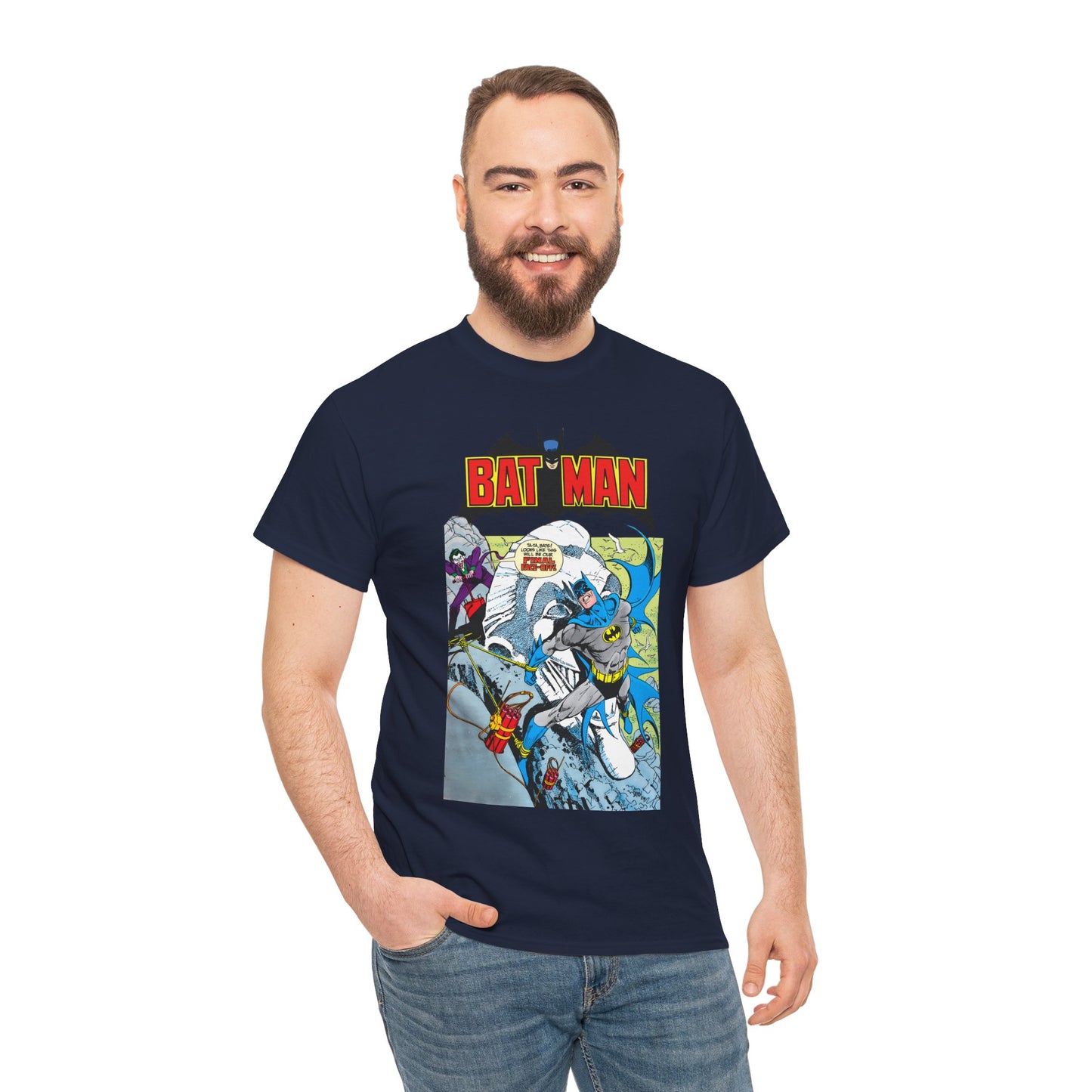 Batman T-Shirt - José Luis García-López Art - Joker - #353 Cover Art - Batman Strapped to Mount Rushmore - Amazing Bronze Age Art