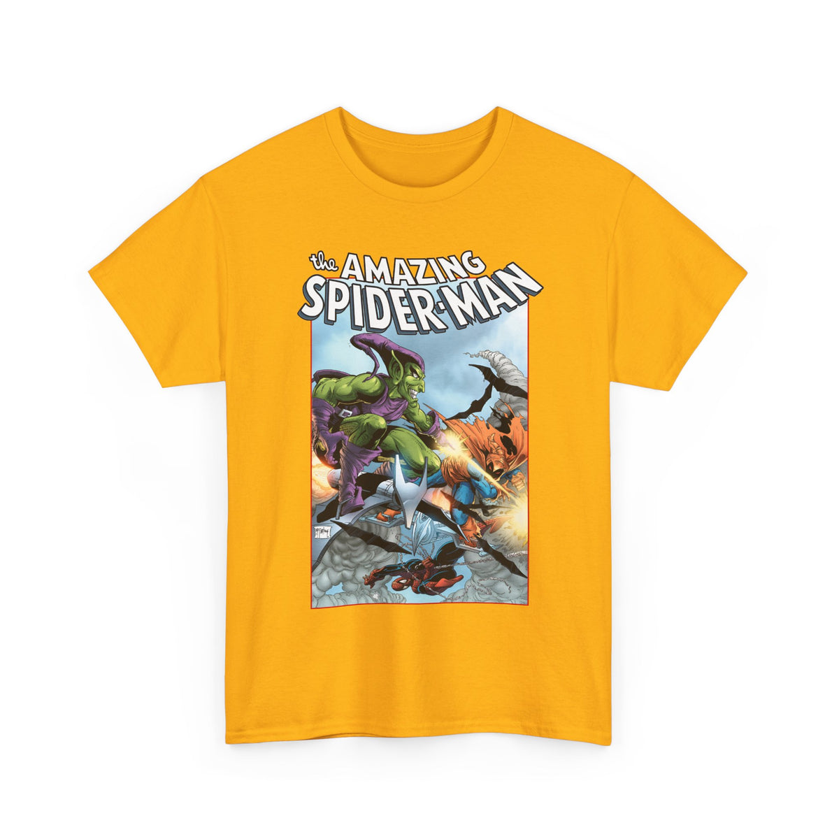 Amazing Spider-Man T-Shirt - Todd McFarlane Art - Green Goblin Vs Hobgoblin - Marvel Comics