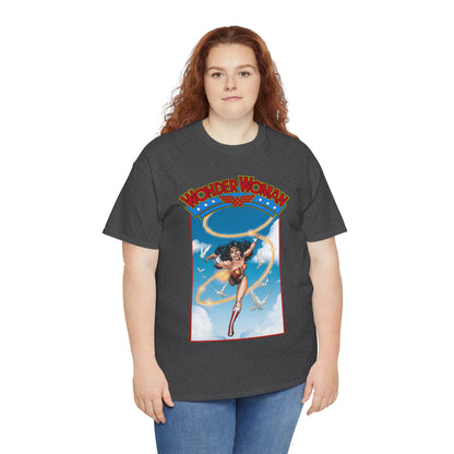 Wonder Woman T-Shirt - George Perez Art - Post-Crisis 1980s Retro Graphic - Themyscira - DC Comics