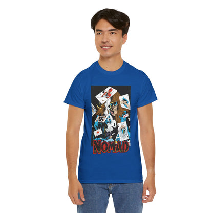 Nomad T-Shirt - S. Clarke Hawbaker, Mark McKenna Art - Jack Monroe - Playing Cards with Deadpool & Bushwacker - Marvel Comics
