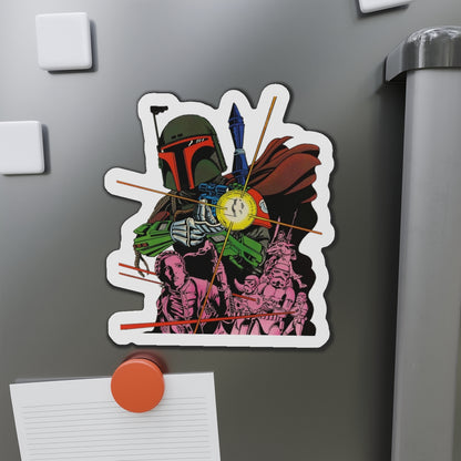 Boba Fett Die-Cut Magnet - Star Wars: The Empire Strikes Back - Bounty Hunter - Marvel Comics Art - 3", 4", 5", 6"