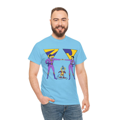 Wonder Twins T-Shirt - Super Friends - Zan & Jayna - Hanna-Barbera Cartoon - DC Comics
