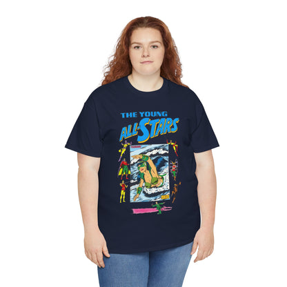 Young All-Stars T-Shirt - Brian Murray Art - Tsunami, Johnny Thunder, Sandman, Green Lantern - DC Comics