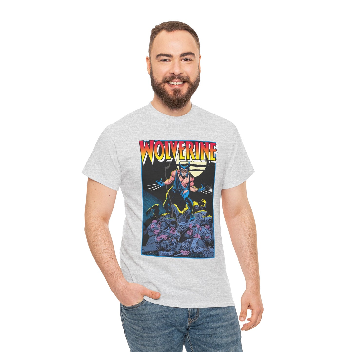 Wolverine T-Shirt - John Buscema Art - #1 Cover Art 1988 - Marvel Comics