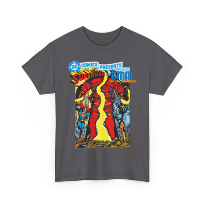 DC Comics Presents #61 T-Shirt - George Perez Art - Superman & OMAC Team-Up - DC Comics