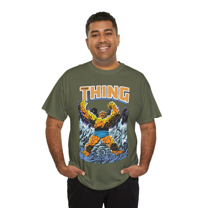 The Thing T-Shirt - John Byrne Art - Member of the Fantastic Four - Marvel Comics 1980s - Ben Grimm