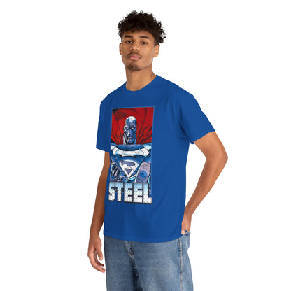 Steel T-Shirt - Superman Family - Reign of the Supermen - John Henry Irons - Steelworks - DC Comics