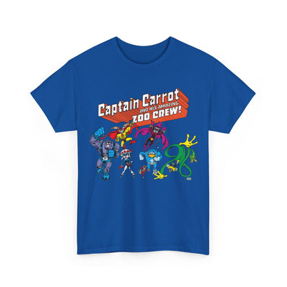Captain Carrot & the Zoo Crew T-Shirt - 1980s Funny Animal Comic Series - DC Comics