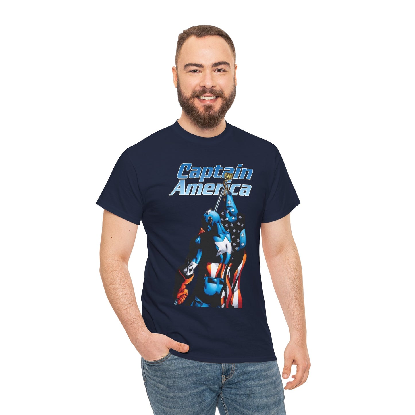 Captain America T-Shirt - Dan Jurgens Art - Marvel Comics