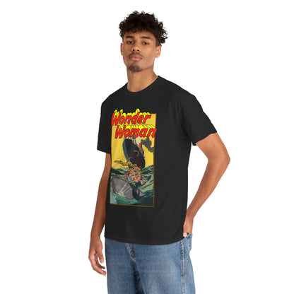 Wonder Woman Vs Cheetah T-Shirt - Rich Buckler & Dan Giordano Art - DC Comics