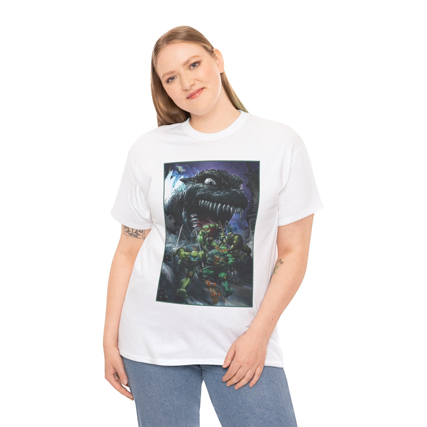 Teenage Mutant Ninja Turtles/Godzilla T-Shirt