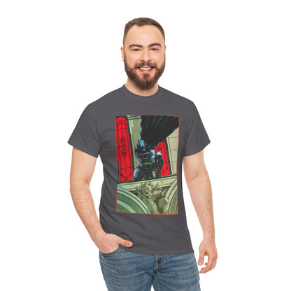 Batman T-Shirt - Cully Hamner Art - Batman Allies Secret Files Cover - Gotham Protector - And a Gargoyle! - DC Comics