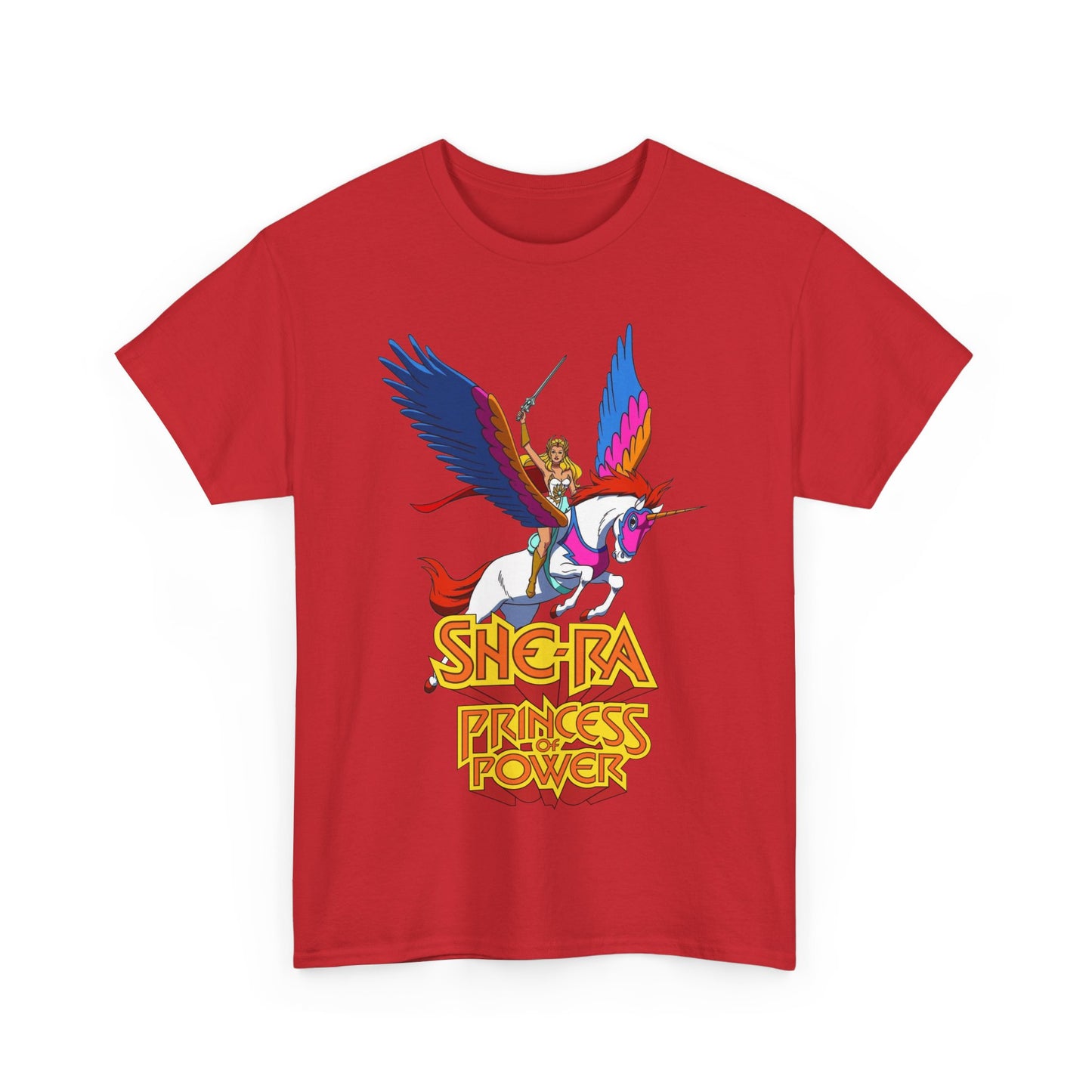 She-Ra & Swiftwind T-Shirt - Adora, Princess of Power, POP - Beloved Filmation Cartoon from the 1980s - He-Man Connection - Etheria - Fighting Hordak and the Evil Horde
