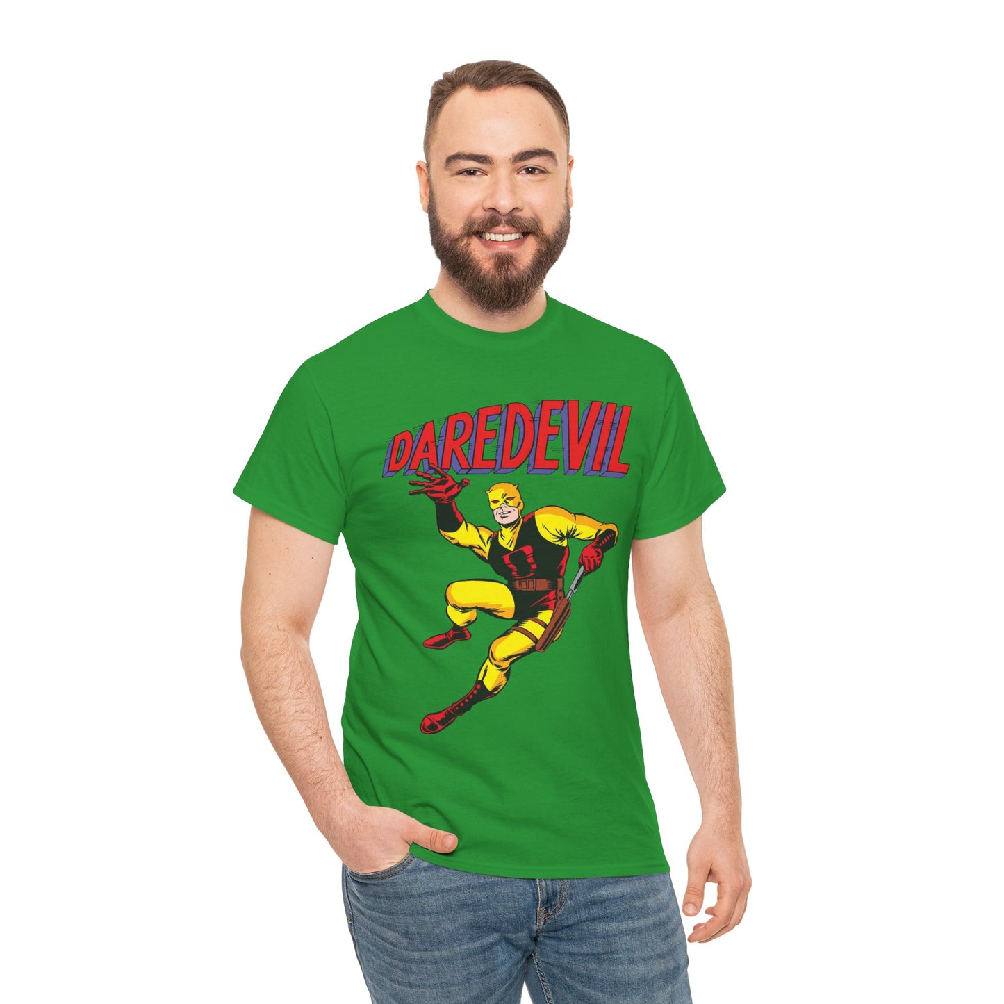 Daredevil T-Shirt - Yellow Costume - Silver Age #1 Cover Art - Marvel Comics