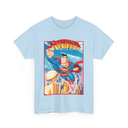 Superman The Animated Series T-Shirt - DC Comics - WB Cartoon 1990s - Metropolis - Man of Steel - Daily Planet