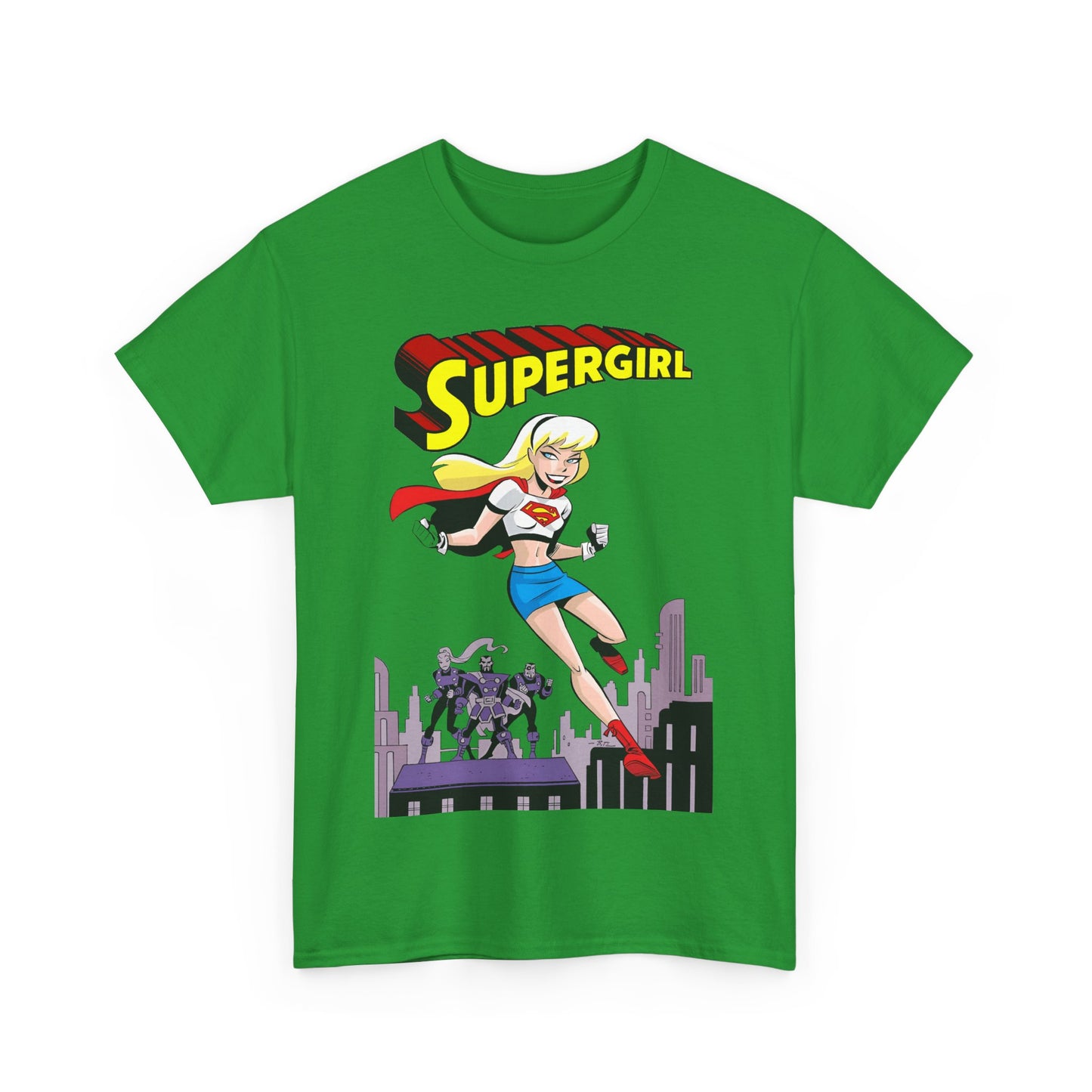 Supergirl T-Shirt - Bruce Timm Art - DC Comics Animated Series 1990s - Kara, Superman's Cousin