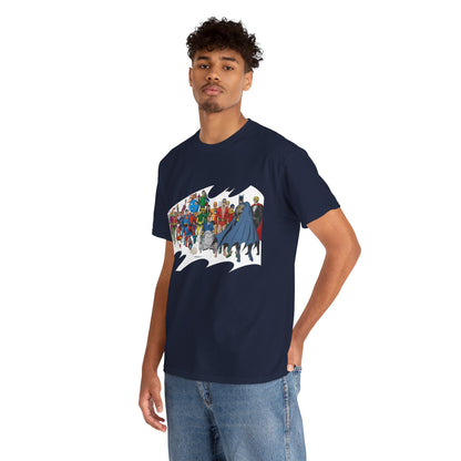 Batman T-Shirt - Neal Adams Art - Plastic Man, Sargon, Robin, Doom Patrol, Superboy, Legion of Super-Heroes - 100-Page Giant Cover Art - DC Comics