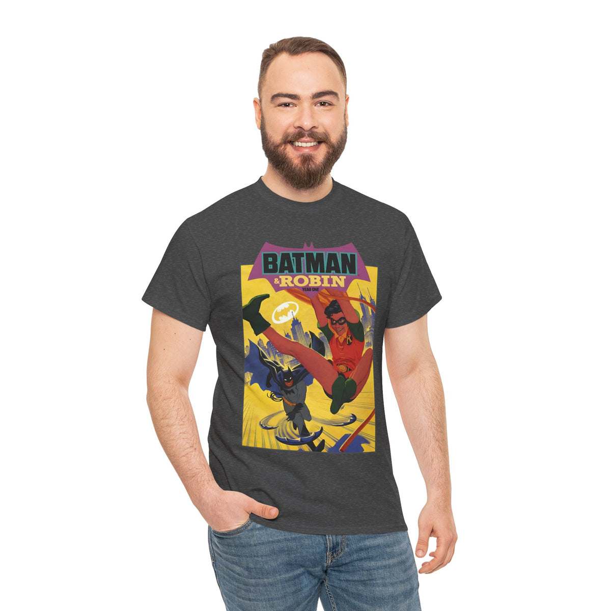 Batman & Robin T-Shirt - David Talaski Art - DC Comics