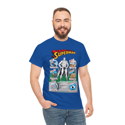 Superman T-Shirt - Curt Swan Art - Whatever Happened to the Man of Tomorrow? - Brainiac, Lex Luthor, Bizarro, Toyman, Daily Planet - Alan Moore Story - DC Comics