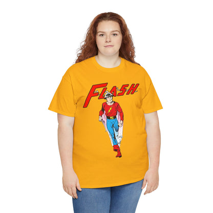 Golden Age Flash T-Shirt - John Byrne Art - Justice Society/JSA Member - Jay Garrick - Speedster