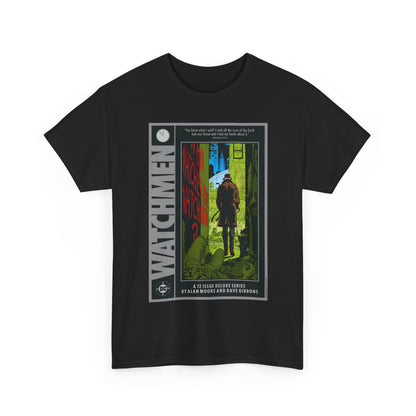 Watchmen Ad T-Shirt - Dave Gibbons Art - Rorschach - DC Comics