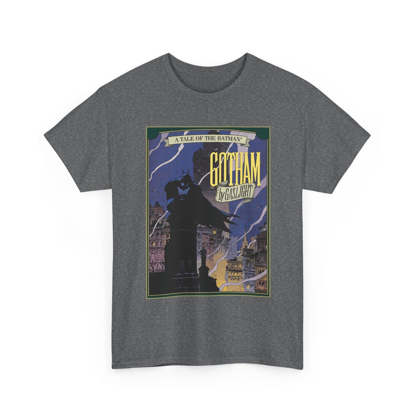 Batman: Gotham by Gaslight T-Shirt - Mike Mignola Art - 19th Century Jack the Ripper Story - Elseworlds - DC Comics