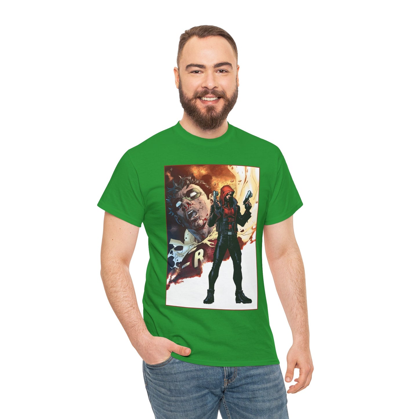 Red Hood T-Shirt - Jim Lee Art - Jason Todd, Batman Sidekick - DC Comics