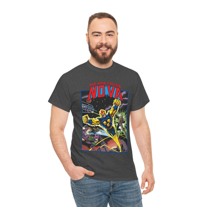 The Man Called Nova T-Shirt - Marvel Comics - Richard Rider - 1970s Comic Series Art - Cosmic Superhero