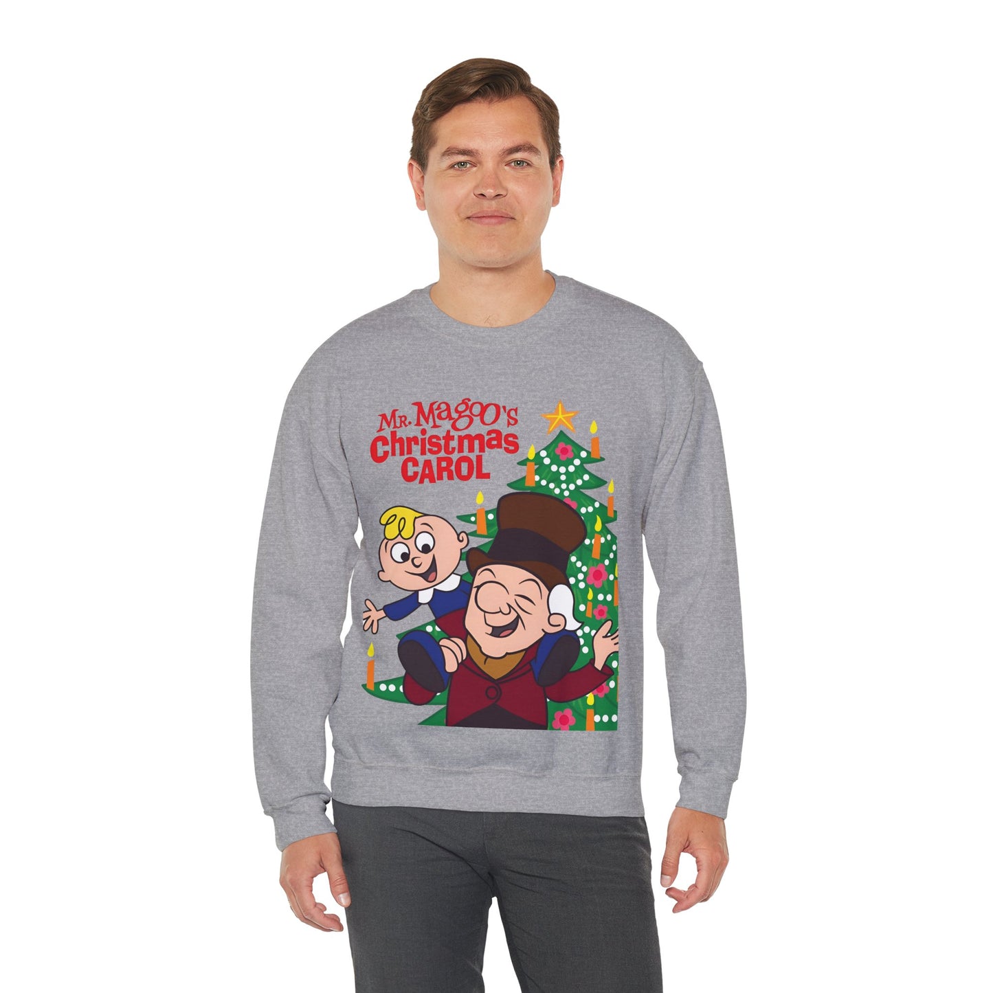Mr. Magoo's Christmas Carol Crewneck Sweatshirt - UPA 1960s TV Holiday Special