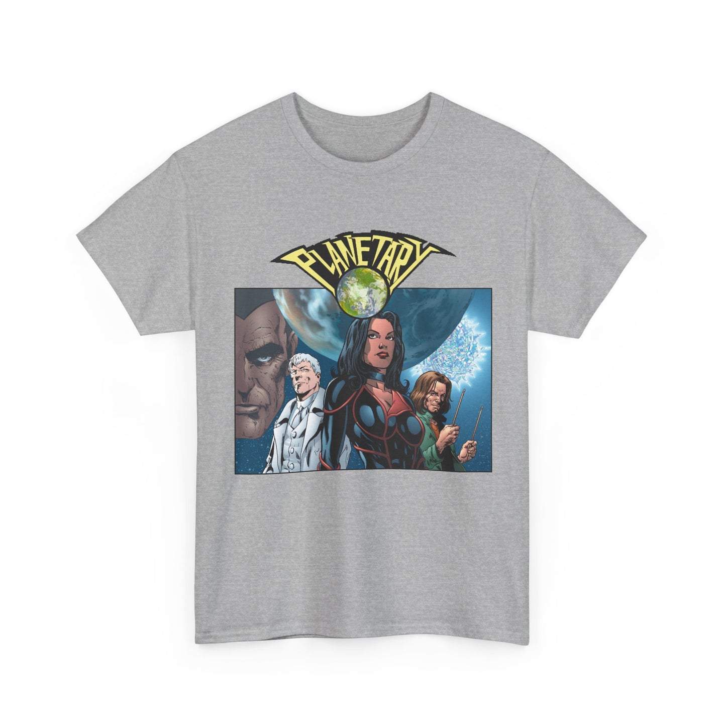 Planetary T-Shirt - Phil Jimenez Art - The Drummer, Jakita Wagner & Elijah Snow - DC Comics/Wildstorm - Ellis Story