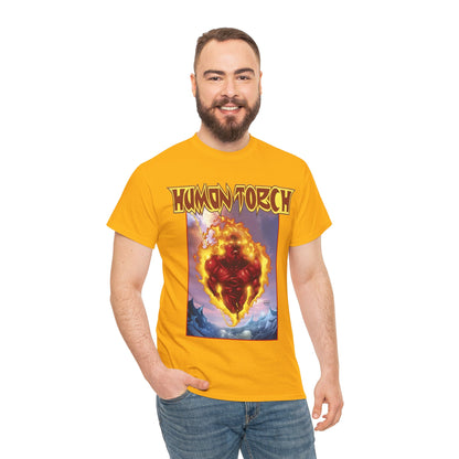 Human Torch T-Shirt - Howard Porter Art - Marvel Comics