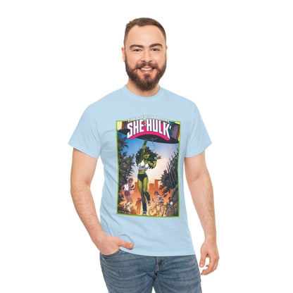Sensational She-Hulk T-Shirt -John Byrne Poster Art - Jennifer Walters, Hulk's Cousin - Marvel Comics