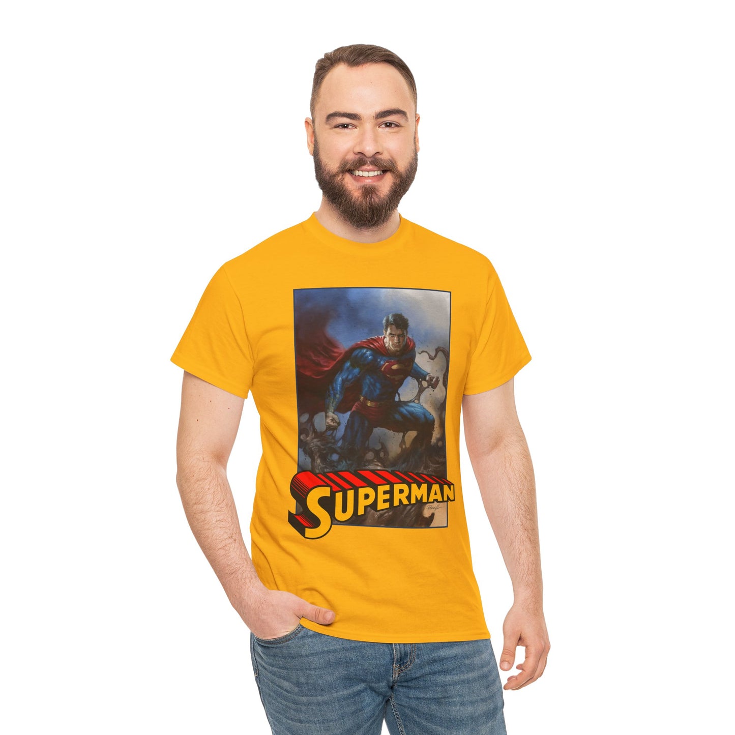 Superman T-Shirt - Lucio Parrillo Art - Man of Steel - DC Comics