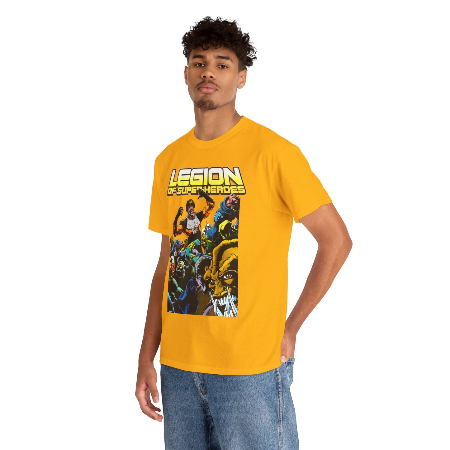 Legion of Super-Heroes T-Shirt - Steve Lightle Art - Timber Wolf - DC Comics