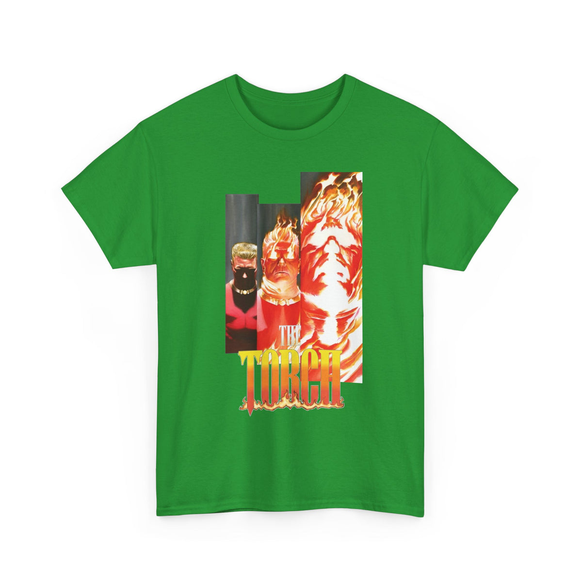 The Torch T-Shirt - Alex Ross Art - Jim Hammond - Golden Age Member of the Invaders - Marvel Comics