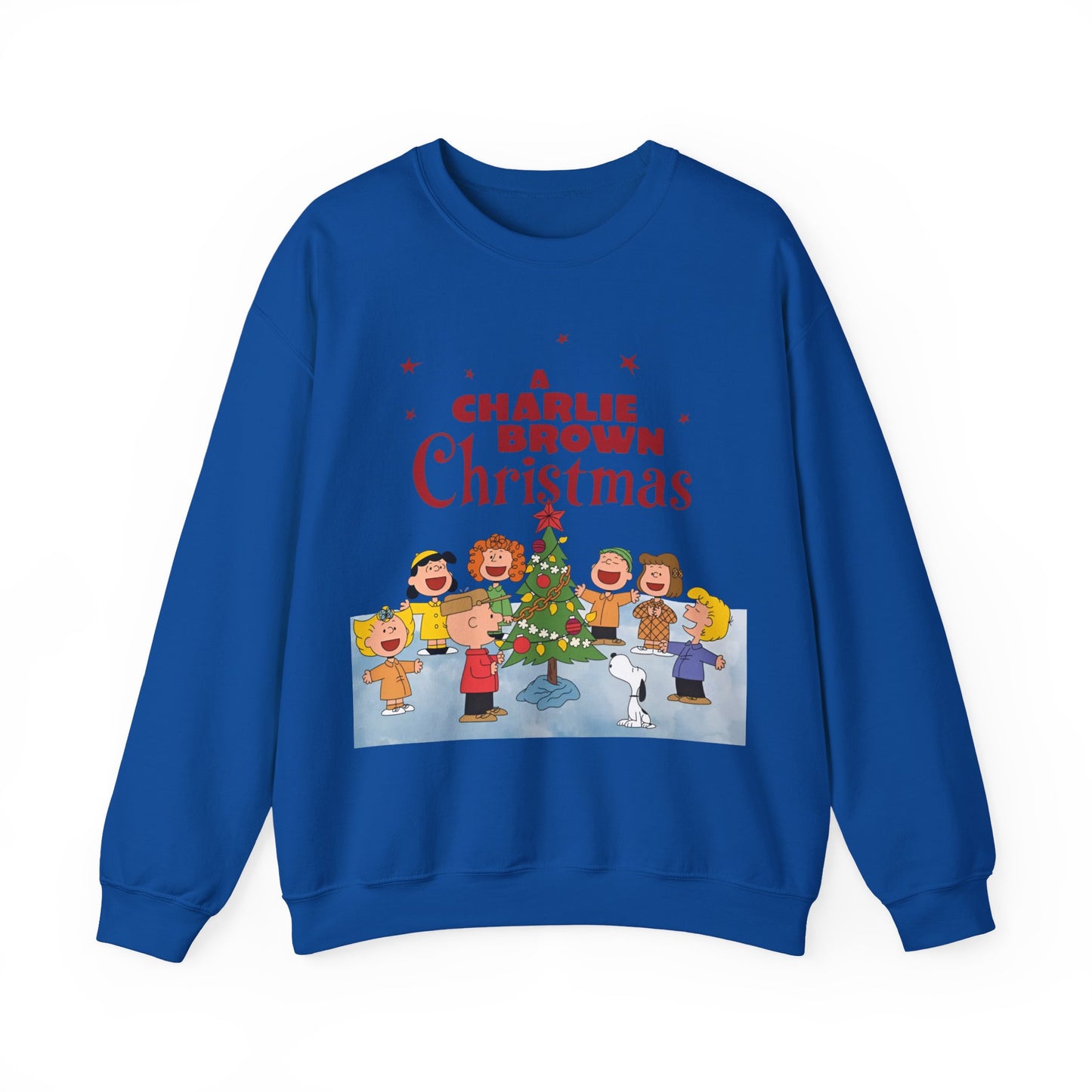 A Charlie Brown Christmas Crewneck Sweatshirt - Snoopy, Lucy, Linus, Sally, Schroeder