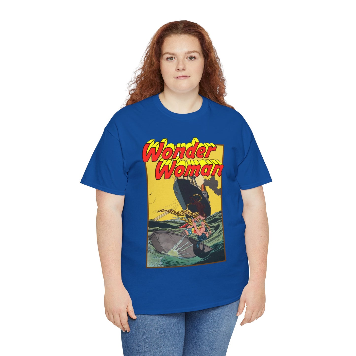 Wonder Woman Vs Cheetah T-Shirt - Rich Buckler & Dan Giordano Art - DC Comics