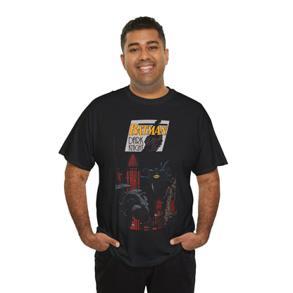 Batman: Dark Knight, Dark City T-Shirt - Mike Mignola Art - Gotham City, Bruce Wayne - 1990s Cover Art - DC Comics