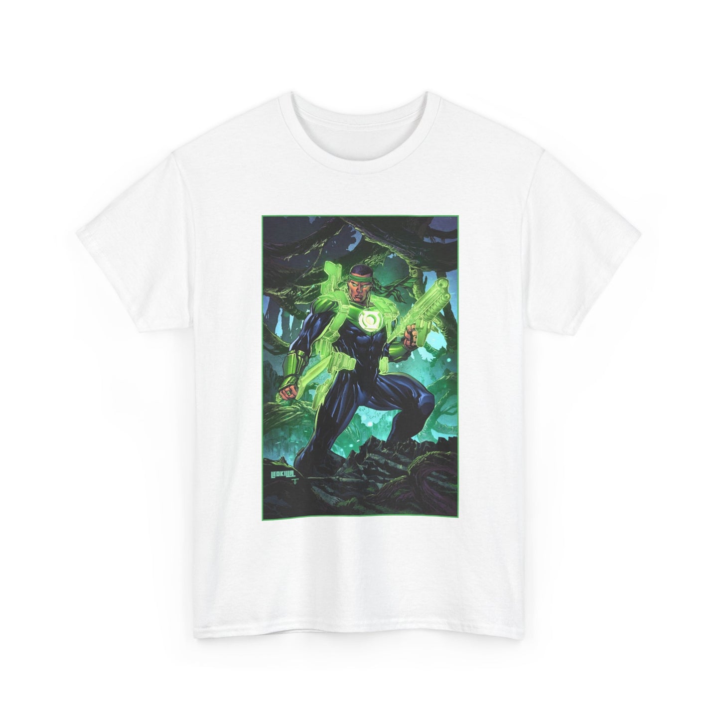 Jon Stewart T-Shirt - Ken Lashley Art - Green Lantern War Journal Cover Art - DC Comics